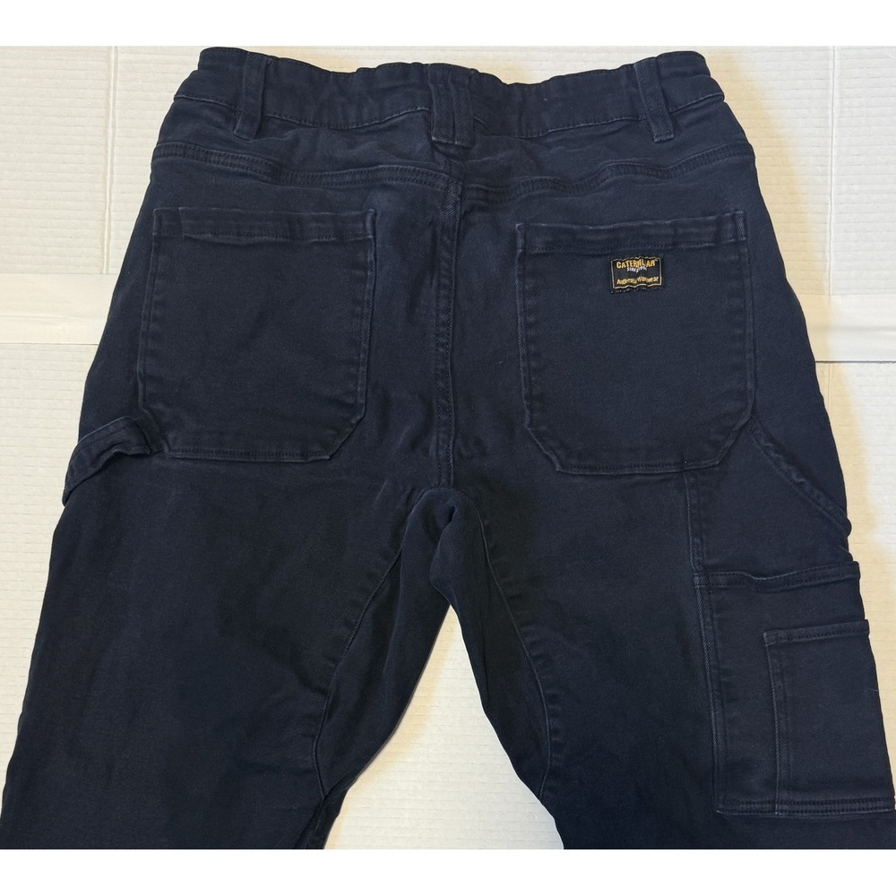 CATERPILLAR - Men's Work Pants - Blue Carpenter Utility Reinforced Knee - 32x32